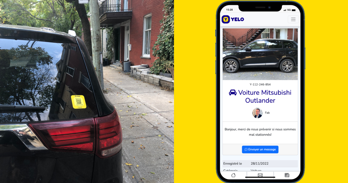 Une voiture protégée par Yelo